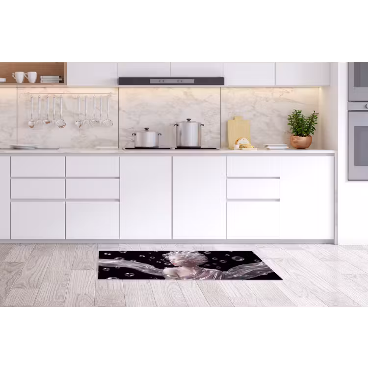 Vrouw - Bellen - Abstract - Kleurrijk Keukenloper - keukenmat middel -sfeer3