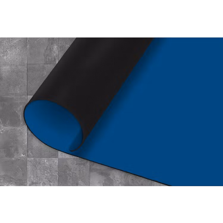 Free - Groove - Blauw Keukenloper - keukenmat middel 536 -closeup
