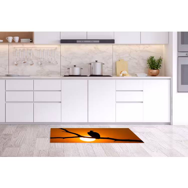 Gier - Tak - Zon - Oranje Keukenloper - keukenmat middel -sfeer3