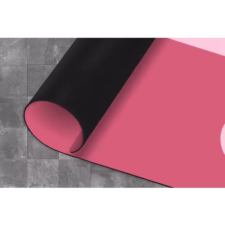 Geometrie - Patroon - Abstract - Roze - Modern Keukenloper - keukenmat middel -closeup