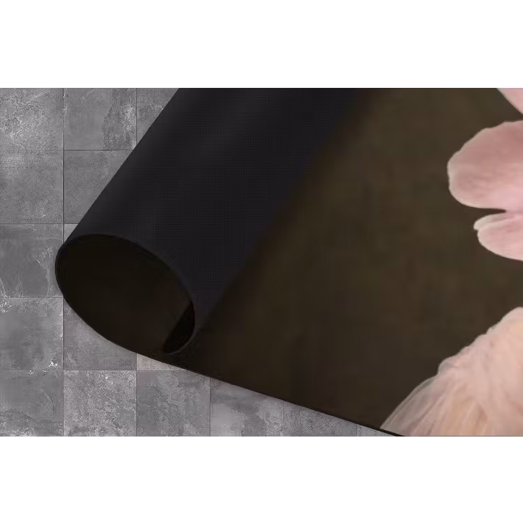 Gezicht - Roos - Roze Keukenloper - keukenmat middel -closeup