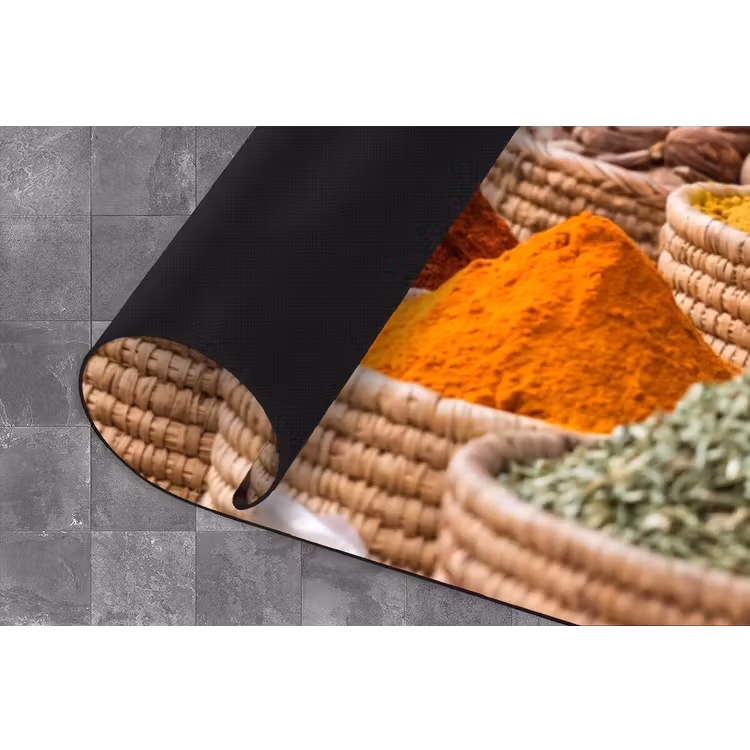 Küchenläufer - Gewürze – Körbe – Orientalisch - Kruiden - Manden - Oosters Keukenloper - keukenmat middel