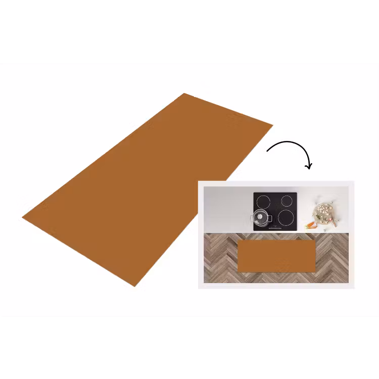 Spiced - Cinnamon - Bruin Keukenloper - keukenmat middel 536 -3d