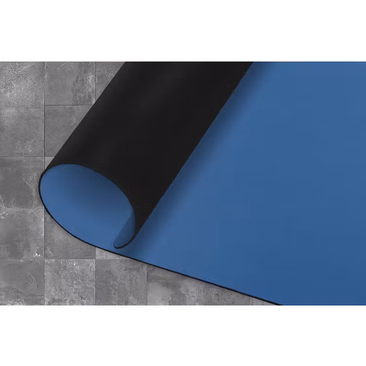 Portret - Klassiek - Wit - Blauw Keukenloper - keukenmat middel -closeup