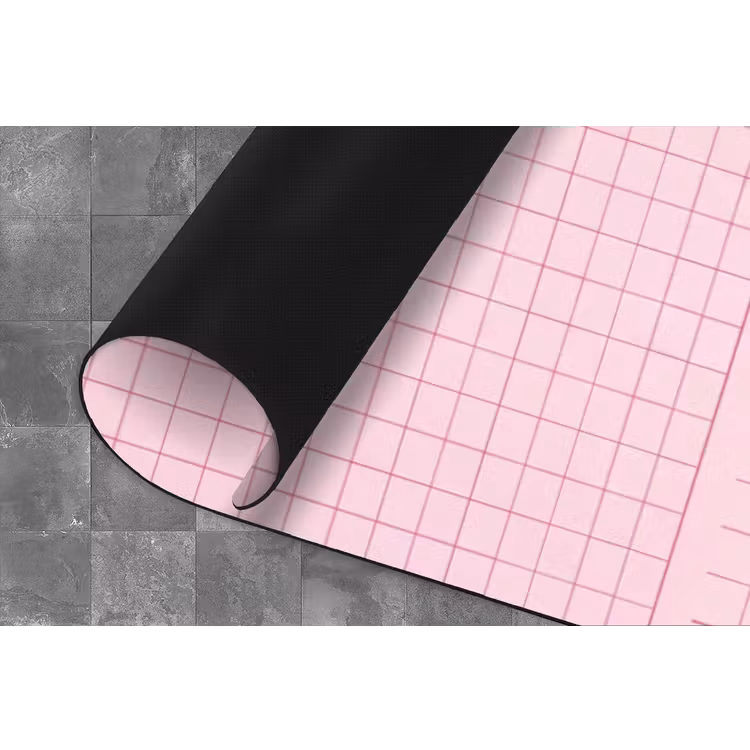 Humor - Drank - Tekst - Roze Keukenloper - keukenmat middel -closeup