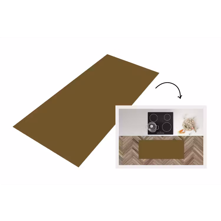 Hunter - Groen - Herfst Keukenloper - keukenmat middel 536 -3d