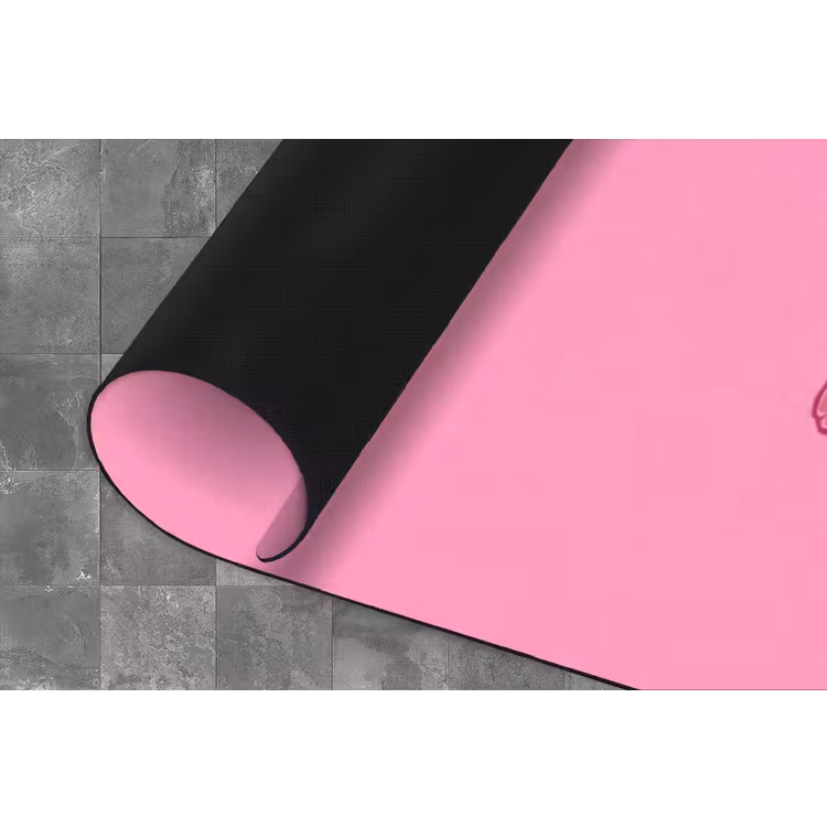 Kat - Springend - Dieren - Roze - Modern Keukenloper - keukenmat middel -closeup