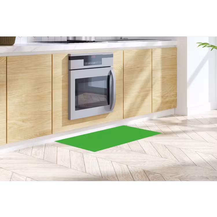 Kelly - Green - Groen Keukenloper - keukenmat middel 536 -sfeer2