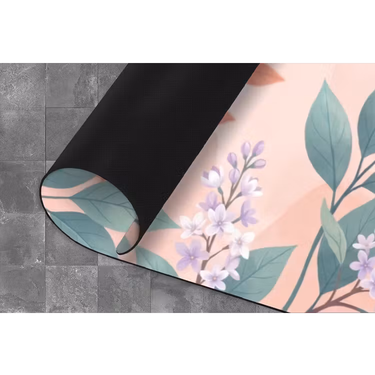 Kolibrie - Vliegen - Natuur - Illustratie - Kleurrijk Keukenloper - keukenmat middel -closeup