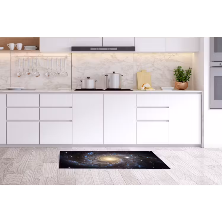 Kosmos - Sterrenstelsel - Donker Keukenloper - keukenmat middel -sfeer3
