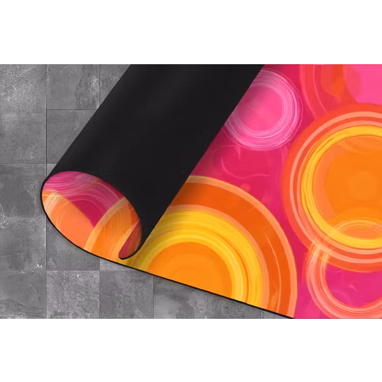 Cirkels - Design - Kleurrijk Keukenloper - keukenmat middel 536 -closeup