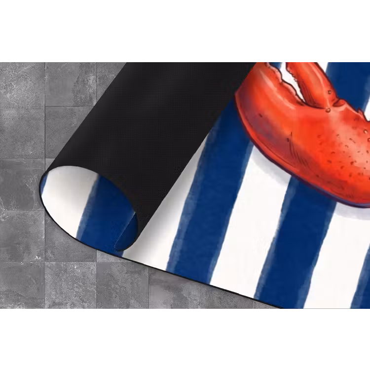 Schaaldier - Kreeft - Marine - Illustratie - Rood Keukenloper - keukenmat middel -closeup