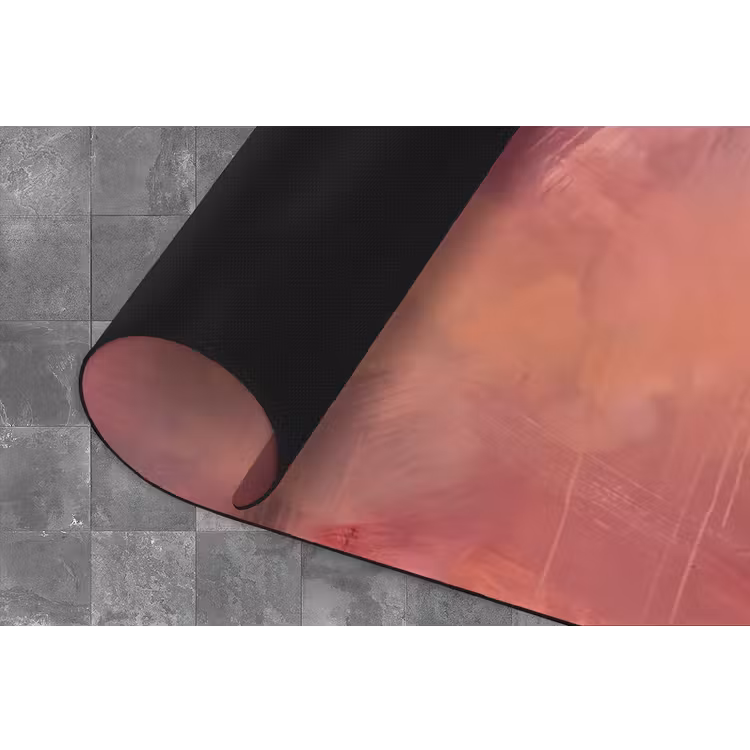 Kunst - Vloeiend - Pastel - Abstract Keukenloper - keukenmat middel -closeup