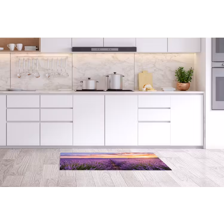 Lavendel - Veld - Natuur - Paars Keukenloper - keukenmat middel -sfeer3