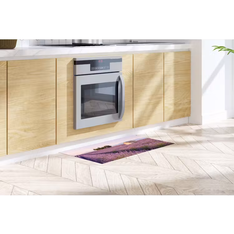 Lavendel - Landschap - Sereen - Paars Keukenloper - keukenmat middel -sfeer2