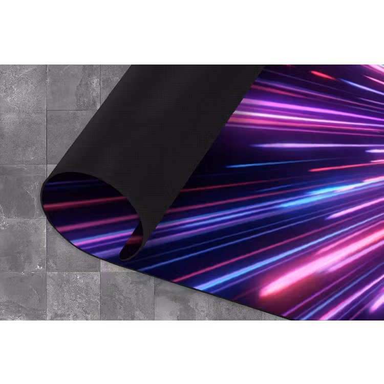 Lichtsnelheid - Ruimte - Roze - Paars Keukenloper - keukenmat middel -closeup
