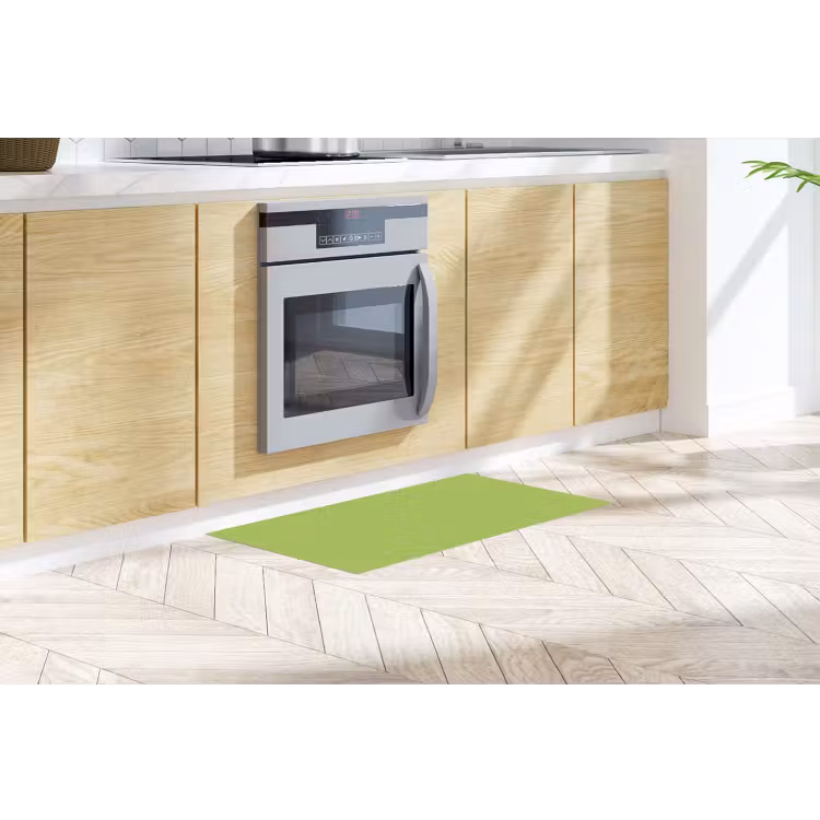 Lime - Glow - Groen Keukenloper - keukenmat middel 536 -sfeer2