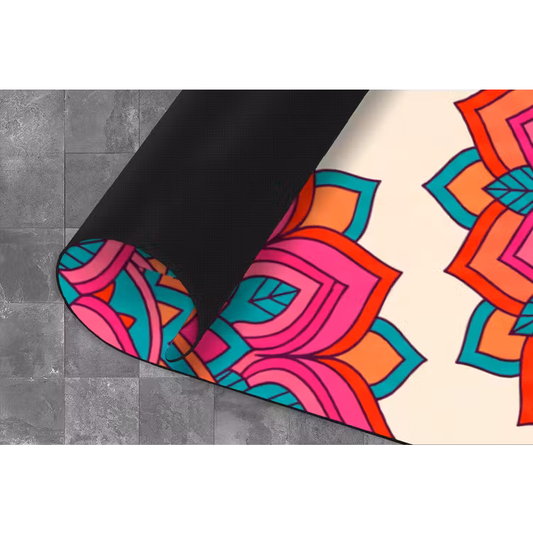 Mandala - Patroon - Abstract - Kleurrijk - Modern Keukenloper - keukenmat middel -closeup