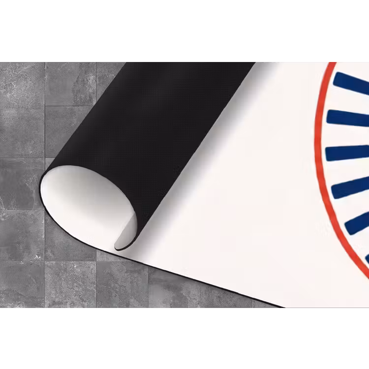Zeeleven - Kreeft - Embleem - Grafisch - Rood Keukenloper - keukenmat middel -closeup