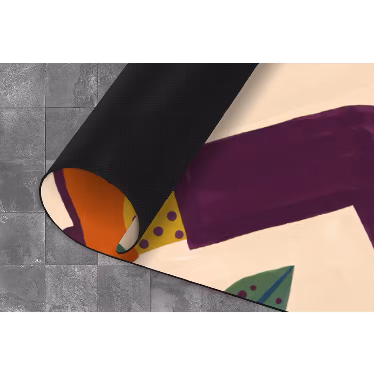 Mensen - Dienblad - Eten - Modern - Kleurrijk Keukenloper - keukenmat middel -closeup