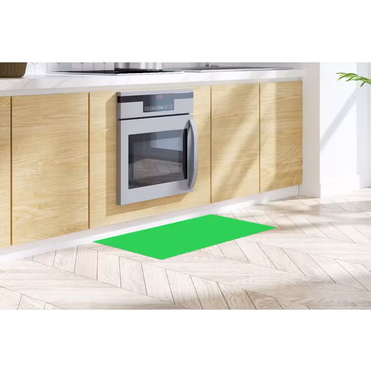 Mint - Green - Groen Keukenloper - keukenmat middel 536 -sfeer2