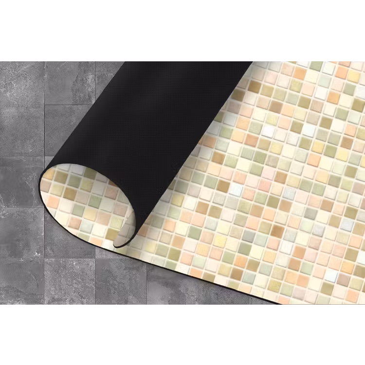 Mozaïek - Patroon - Beige Keukenloper - keukenmat middel 536 -closeup