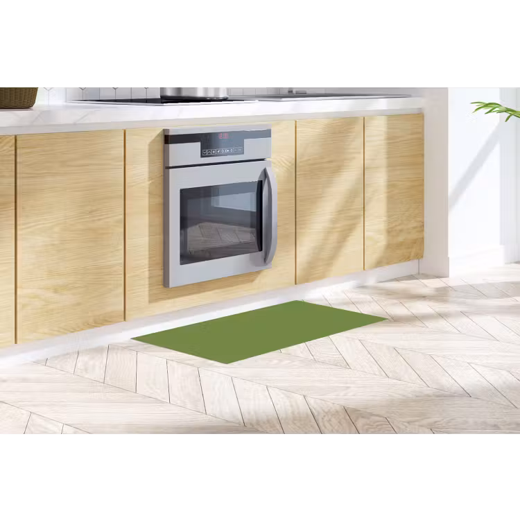 Moss - Green - Groen Keukenloper - keukenmat middel 536 -sfeer2