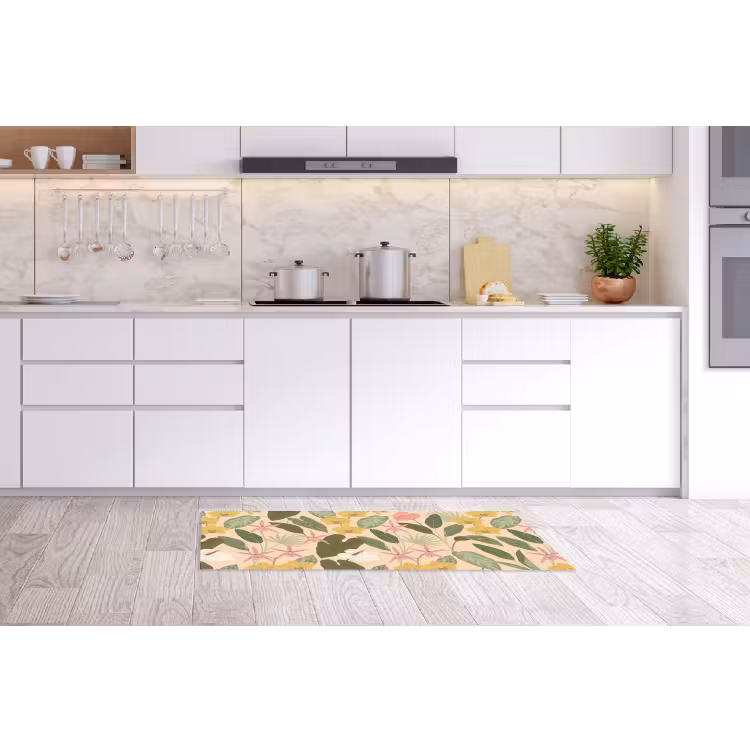 Patroon - Bloemen - Kleurrijk Keukenloper - keukenmat middel -sfeer3