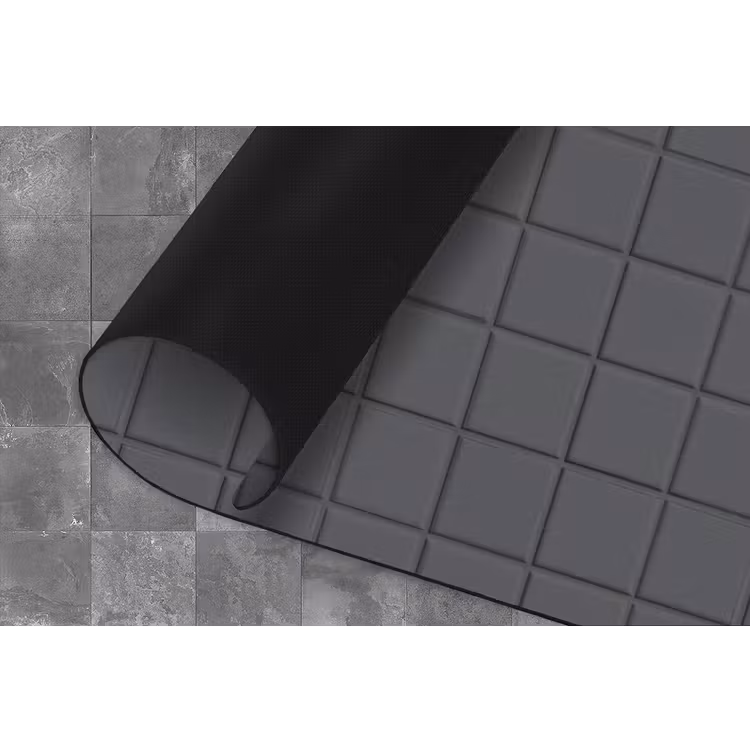 Patroon - Tegel - Grafiet - Grijs Keukenloper - keukenmat middel 536 -closeup