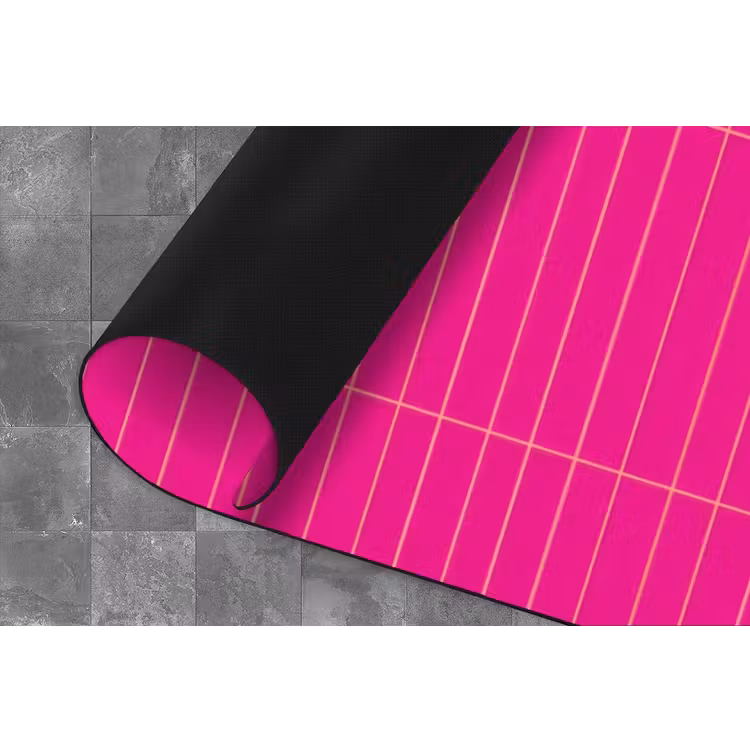 Patroon - Tegel - Magenta - Roze Keukenloper - keukenmat middel 536 -closeup