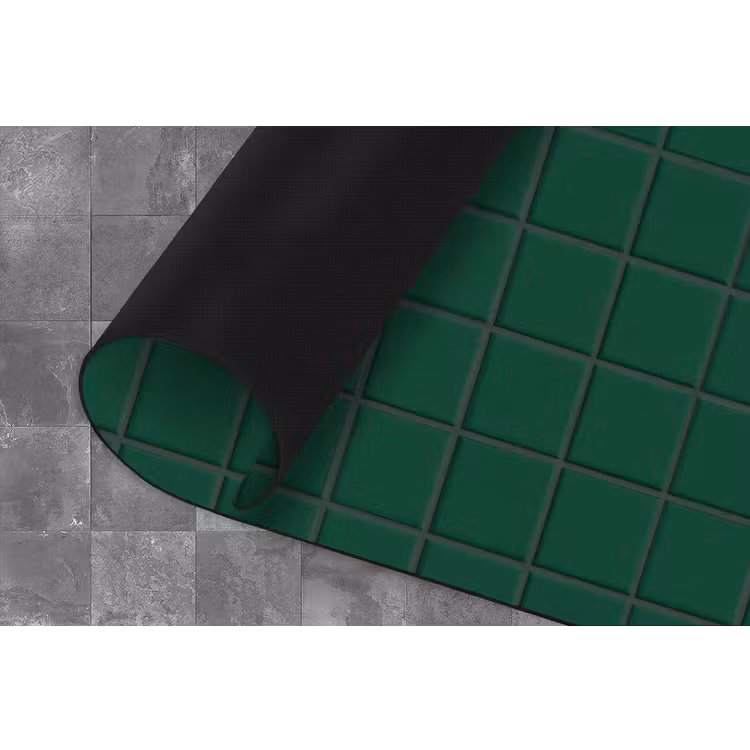 Patroon - Tegels - Dennen - Groen Keukenloper - keukenmat middel 536 -closeup