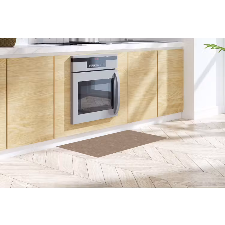 Patroon - Kalksteen - Beige Keukenloper - keukenmat middel 536 -sfeer2