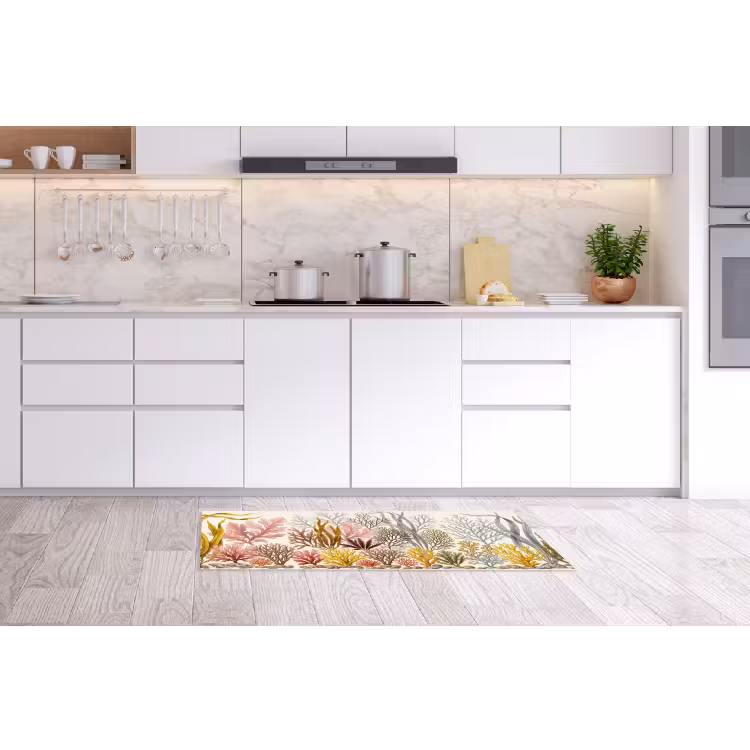 Natuur - Onderwater - Botanisch - Vintage - Kleurrijk Keukenloper - keukenmat middel -sfeer3