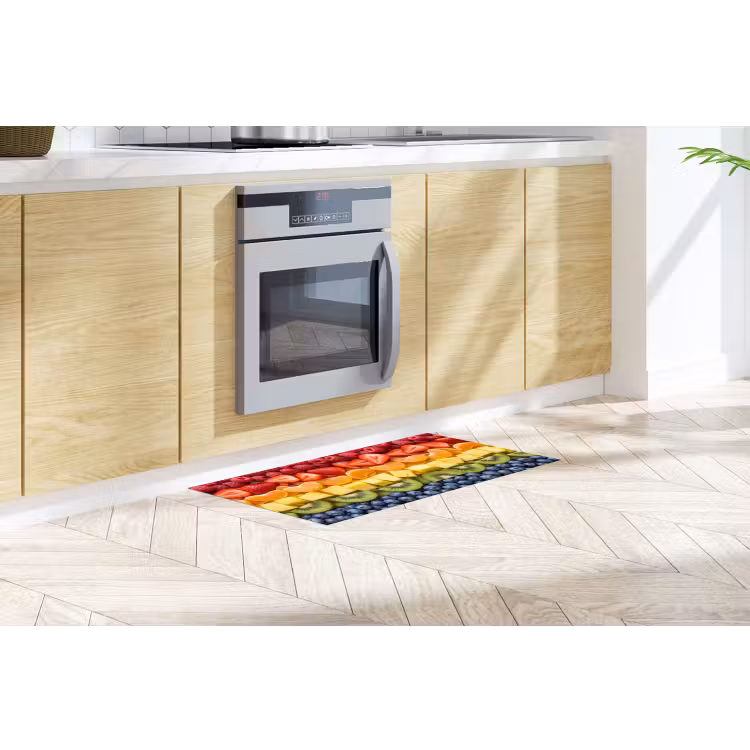 Fruit - Regenboog - Gezond - Kleurrijk Keukenloper - keukenmat middel -sfeer2
