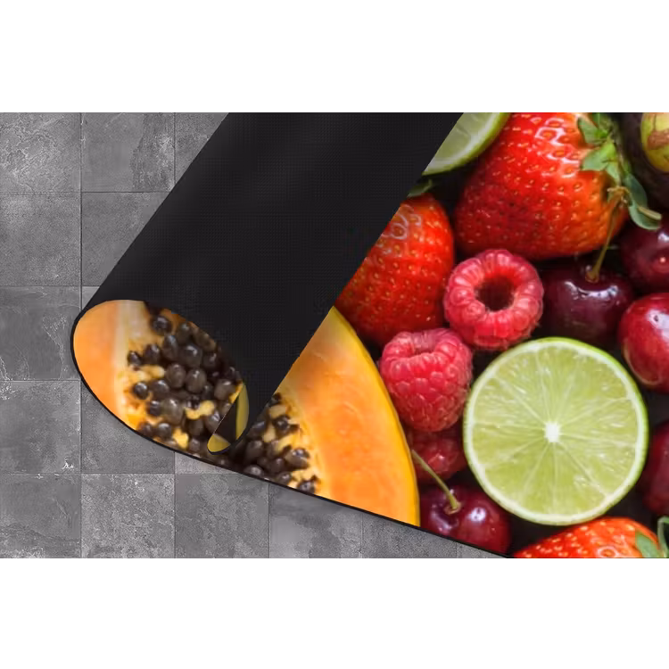 Fruit - Assortiment - Vers - Gezond - Kleurrijk Keukenloper - keukenmat middel -closeup