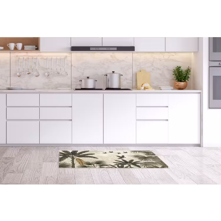 Papagaaien - Jungle - Tropisch - Green Keukenloper - keukenmat middel -sfeer3