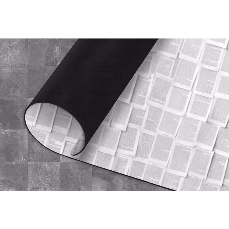 Papier - Overlappend - Textuur - Modern - Wit Keukenloper - keukenmat middel -closeup