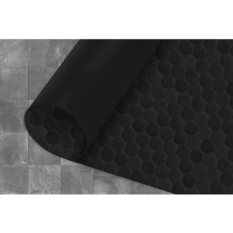 Penny - Tegel - Mat - Zwart Keukenloper - keukenmat middel 536 -closeup