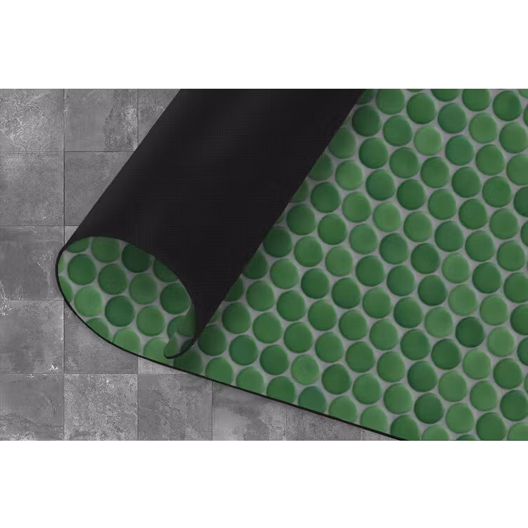 Penny - Mozaïek - Bosgroen - Green Keukenloper - keukenmat middel 536 -closeup