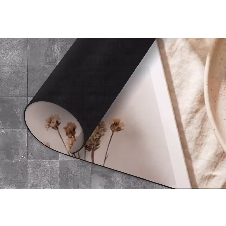 Pannenkoeken - Bessen - Ontbijt - Modern - Beige Keukenloper - keukenmat middel -closeup