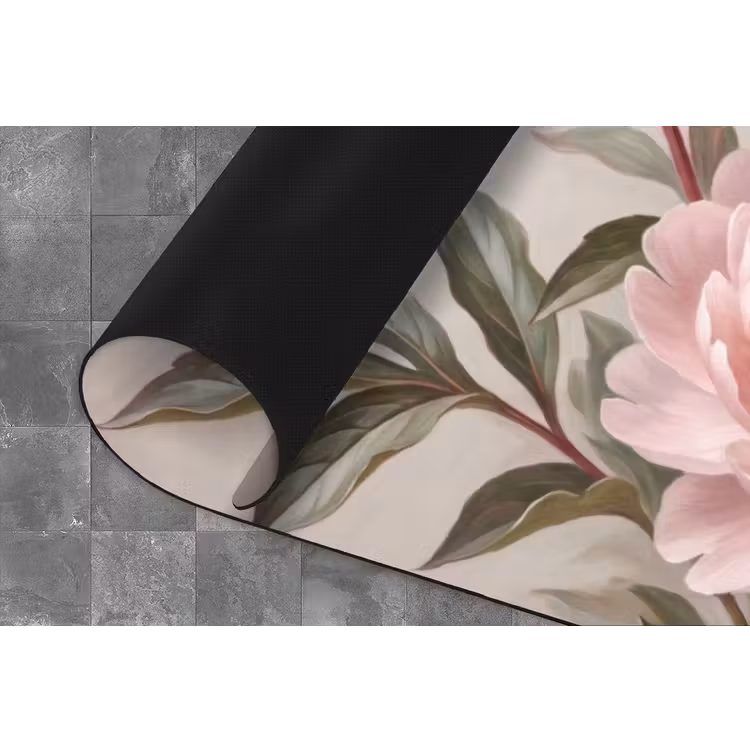 Pioenrozen - Boeket - Roze Keukenloper - keukenmat middel -closeup