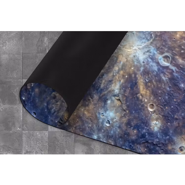 Küchenläufer - Planet – Krater – Weltraum - Planeet - Kraters - Ruimte Keukenloper - keukenmat middel