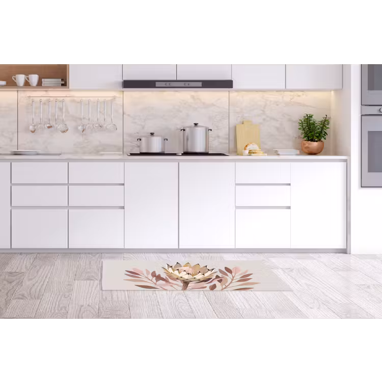 Protea - Bloem - Botanisch - Beige Keukenloper - keukenmat middel -sfeer3