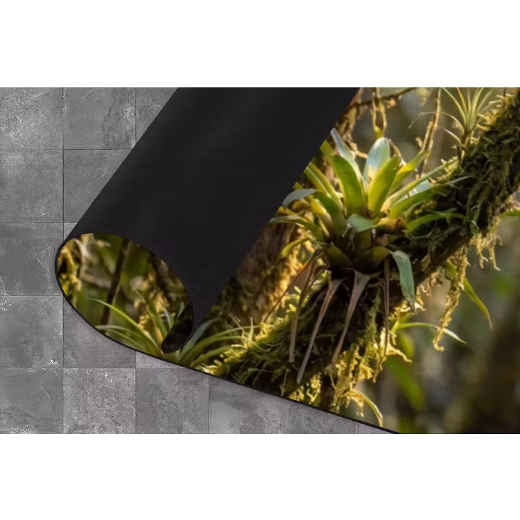 Quetzal - Jungle - Natuur - Groen Keukenloper - keukenmat middel -closeup