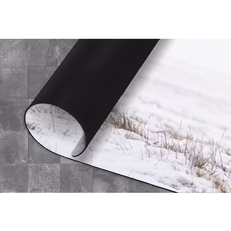 Rendier - Gewei - Sneeuw - Winter Keukenloper - keukenmat middel -closeup