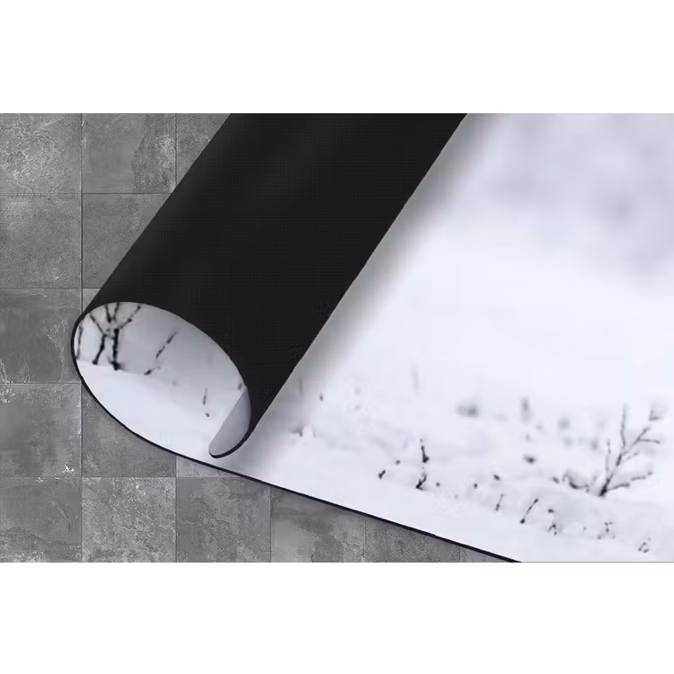 Rendier - Gewei - Toendra - Sneeuw - Wild Keukenloper - keukenmat middel -closeup