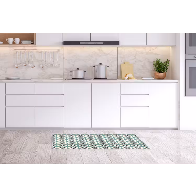 Retro - Modern - Groen Keukenloper - keukenmat middel 536 -sfeer3