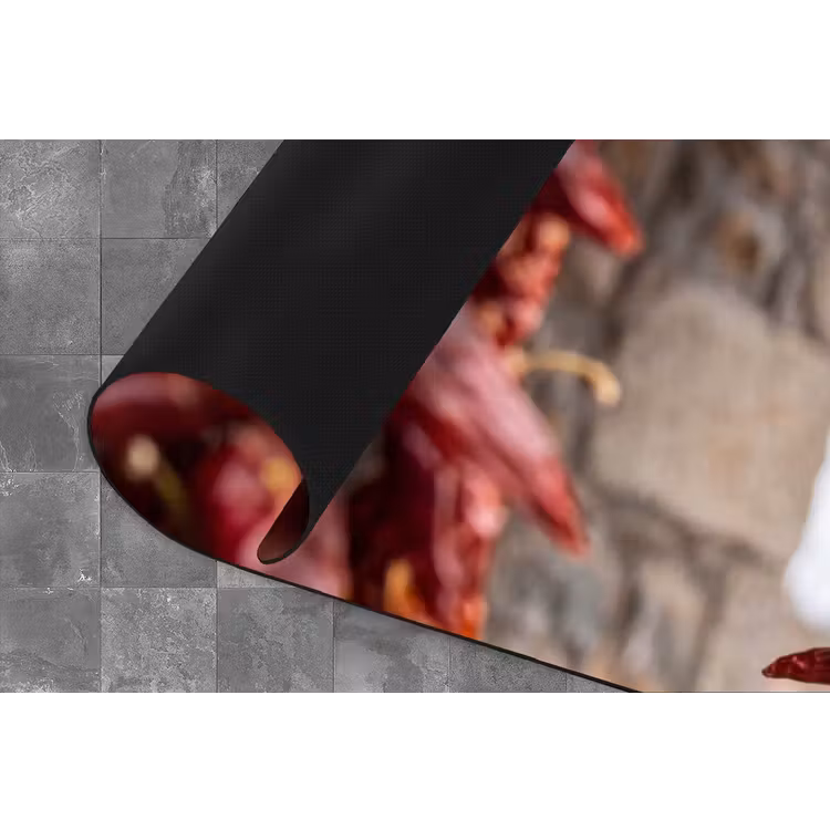 Küchenläufer - Rote Chilischoten – Essen - Rode pepers - Eten Keukenloper - keukenmat middel