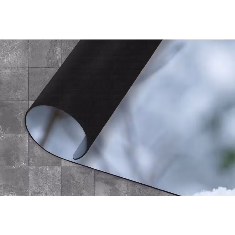 Roodborstje - Tak - Sneeuw - Winter - Levendig Keukenloper - keukenmat middel -closeup
