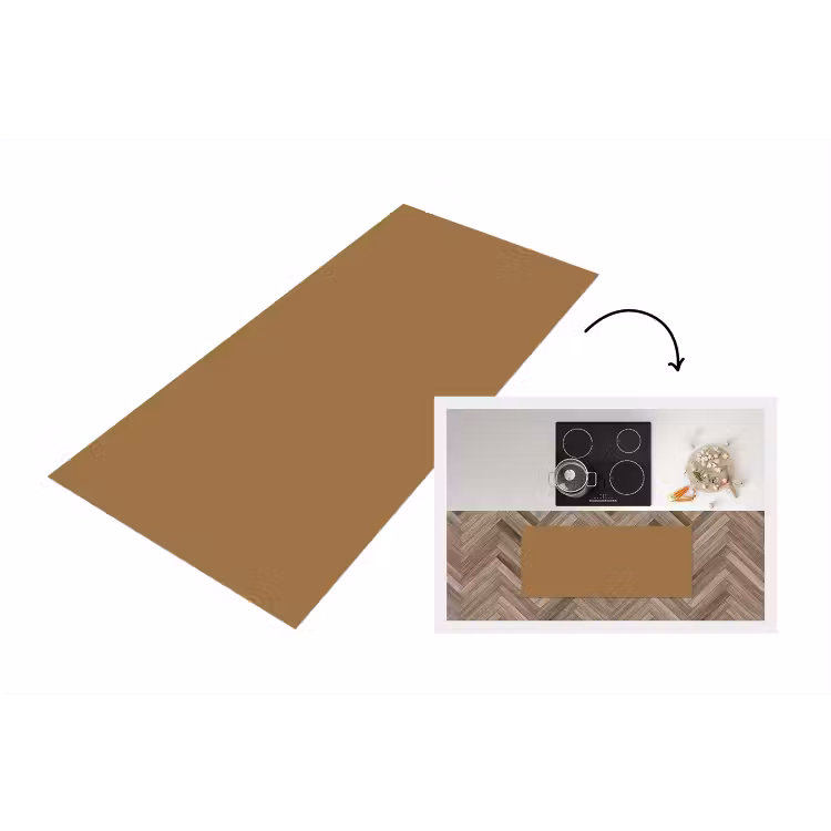 Sahara - Earth - Oranje Keukenloper - keukenmat middel 536 -3d